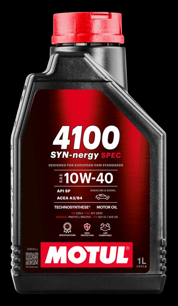 MOTUL 4100 SYN-NERGY SPEC 10W40 API SP 1 LTR